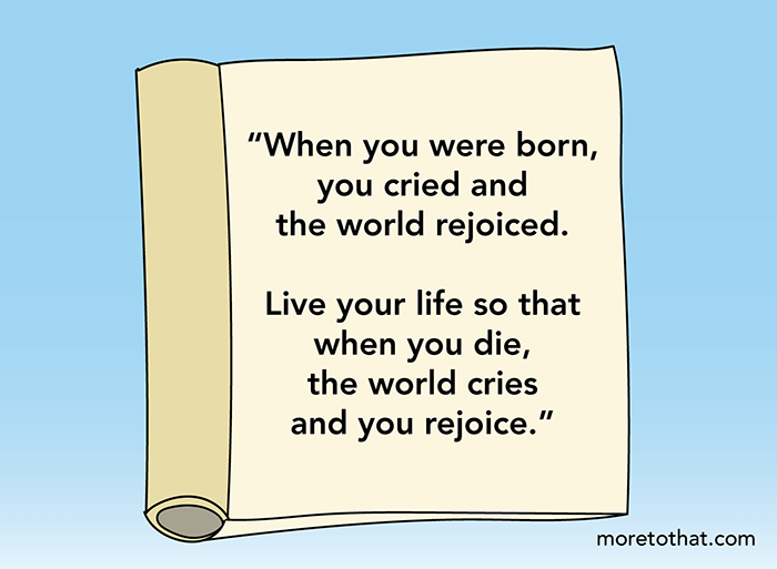 born died quote