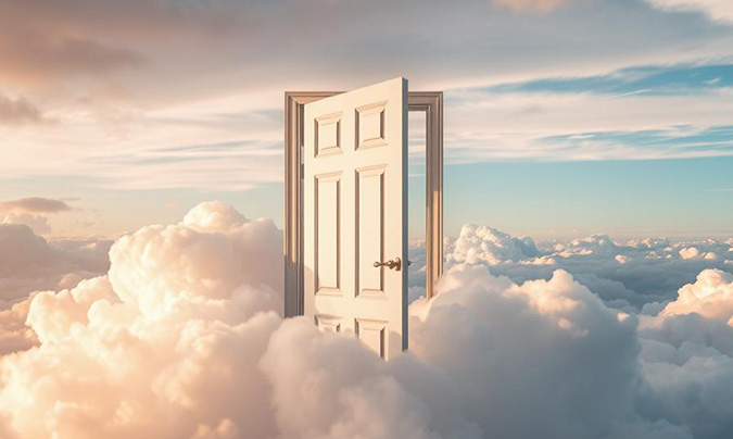 door in the clouds