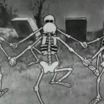 dancing skeletons